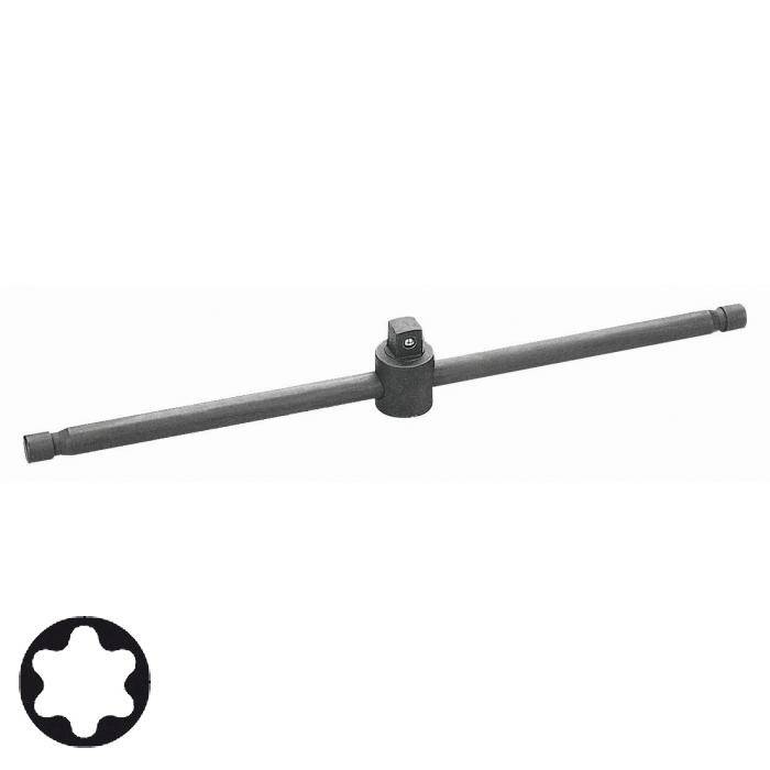 1/2" verschiebbarer T-Griff