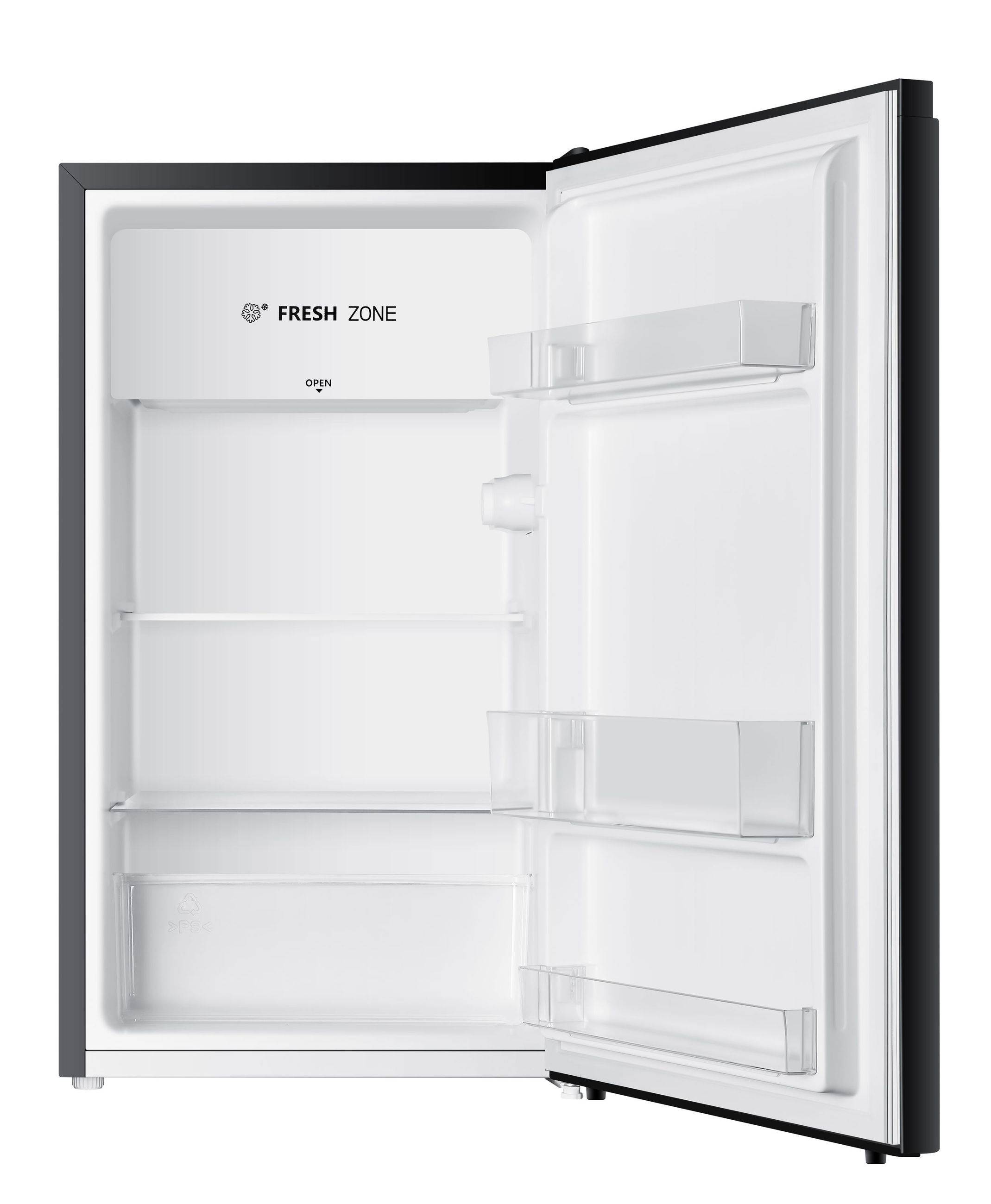 PKM Kühlschrank KHKS93EB - schwarz, 94L, Freistehend, mit Kaltlagerfach, 84 cm