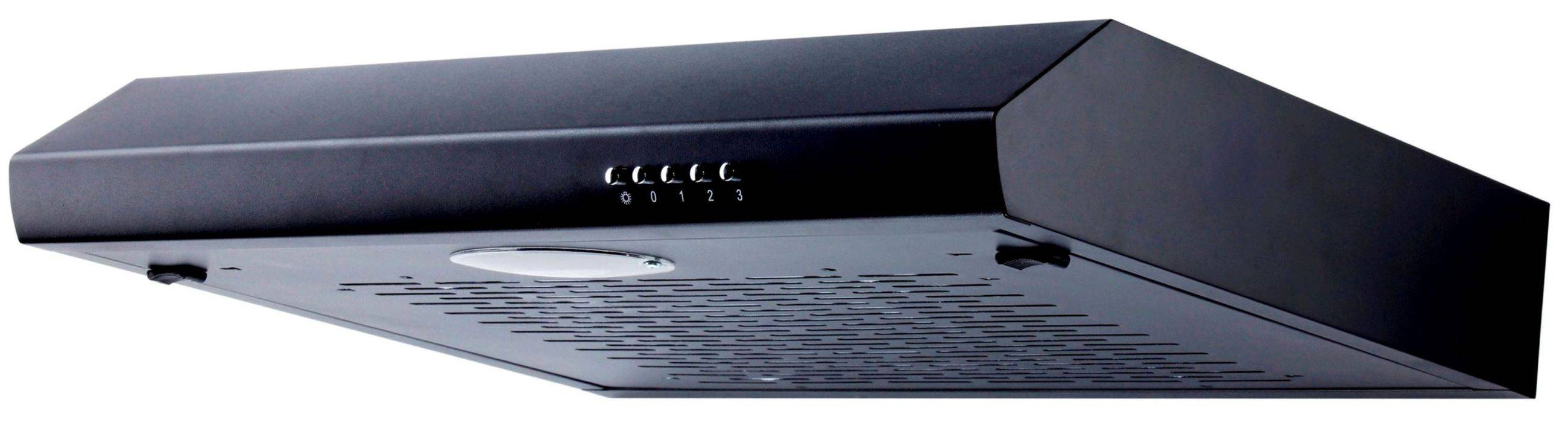 PKM Unterbauhaube UBH5000SX 60cm schwarz Umluft Abluft Dunstabzugshaube mit LED