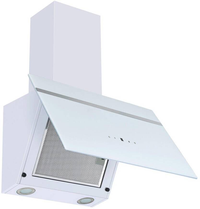 PKM Kopffreihaube S20-60AWTH - 60cm, weiß, Touch-Control, LED, Dunstabzugshaube