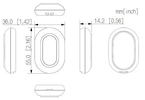 Dahua - ARD821-W2(868)-L - Alarm - Panik Knopf, - Panik Knopf 868MHz, mit Band