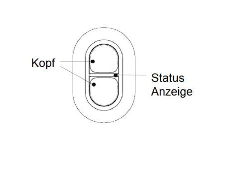Dahua - ARD822-W2(868)-B - Alarm - Panik 2 Knöpfe, - Panik Knöpfe 868MHz, mit Halterung