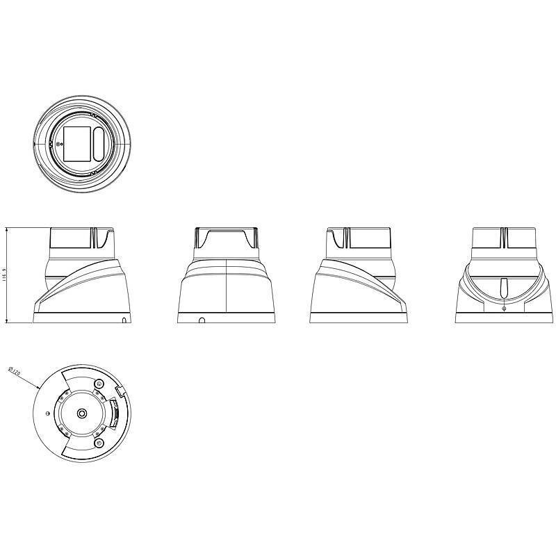 VIVOTEK IT9383-HTVW IP-Kamera 5MPx T/N IR PoE IP66, Mit intelligentem Cyberschutz für Ihr Firmennetzwerk: Mehrstufige E