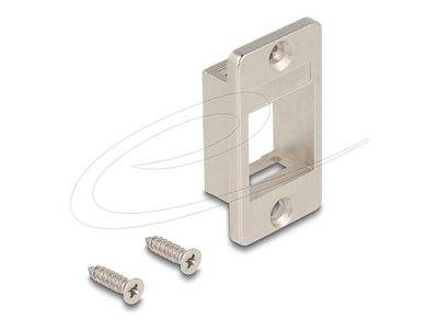 DELOCK Keystone Halterung für Gehäuse konisch Multimedia-Technik