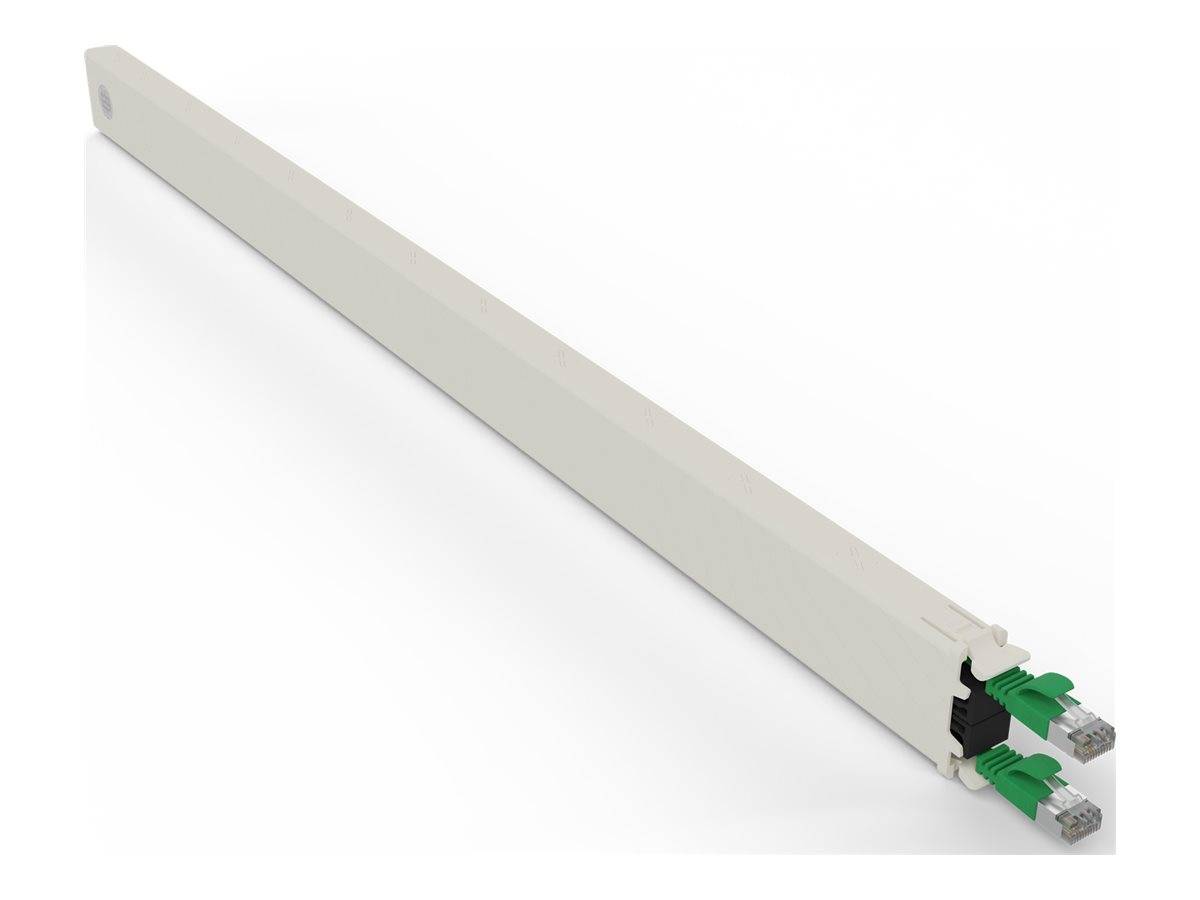 PATCHBOX patchbox.one - Kupferkassette - einziehbarCAT 6a - STP - grün