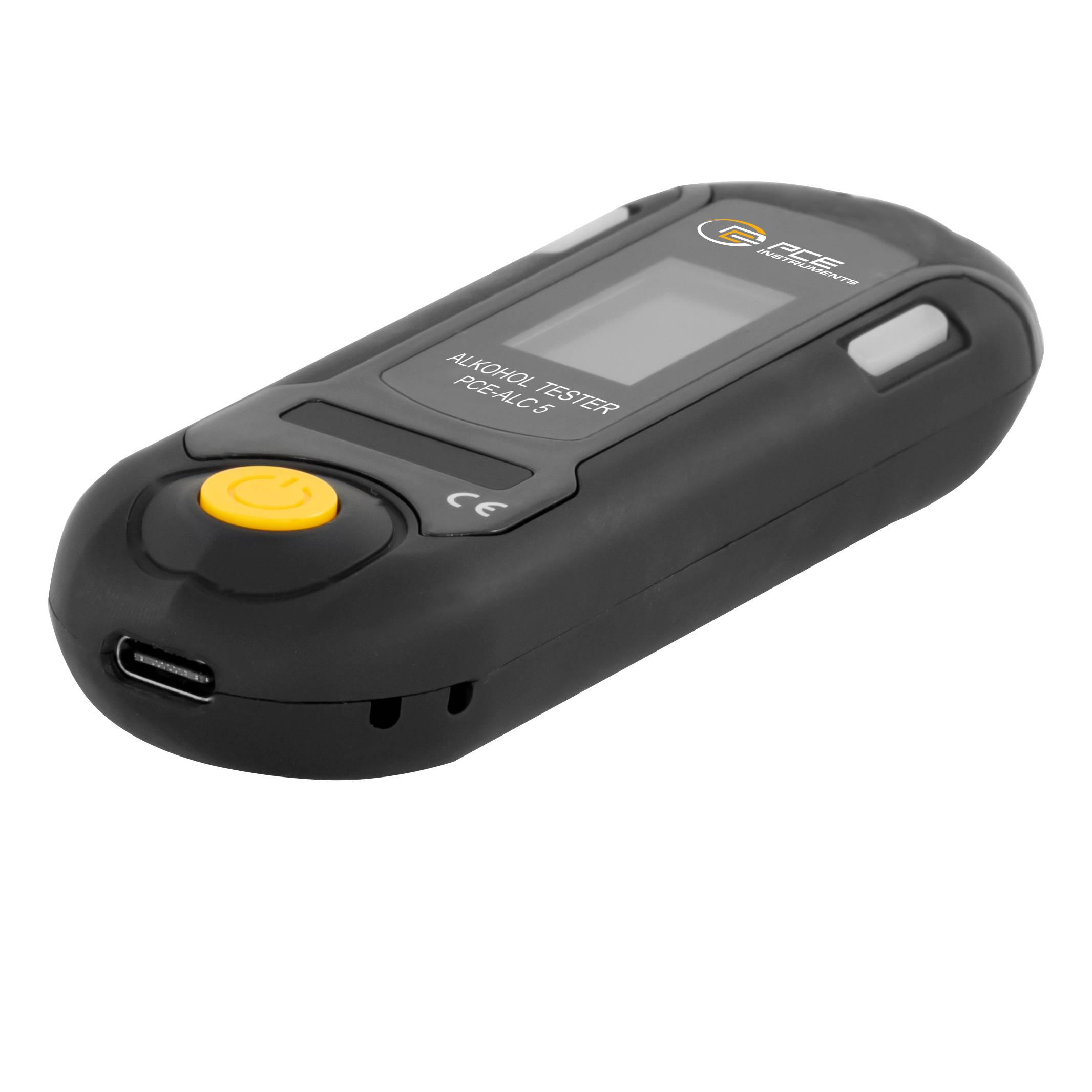 PCE Instruments Alkoholtester PCE-ALC 5 |0,01...0,20% BAC |Auflösung 0,01 % BAC |Ampelanzeige mit Warnsignal |LC-Display