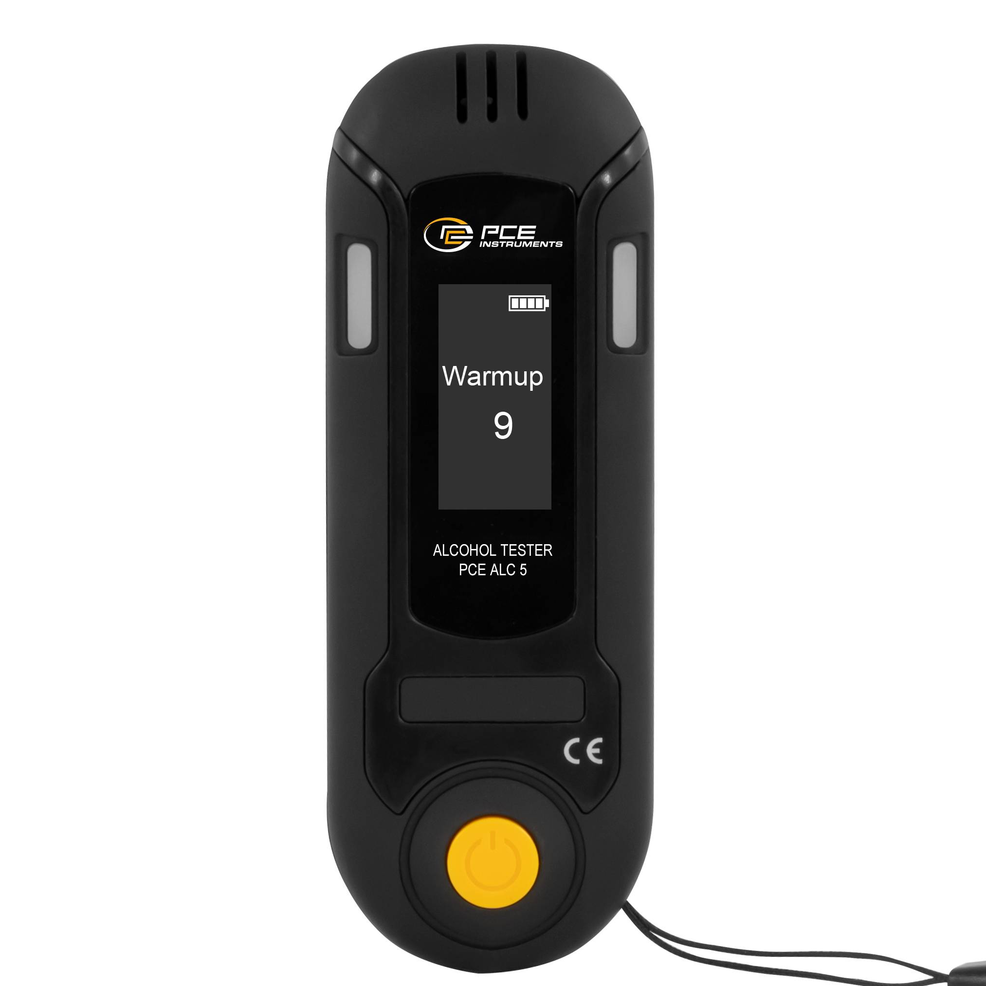 PCE Instruments Alkoholtester PCE-ALC 5 |0,01...0,20% BAC |Auflösung 0,01 % BAC |Ampelanzeige mit Warnsignal |LC-Display