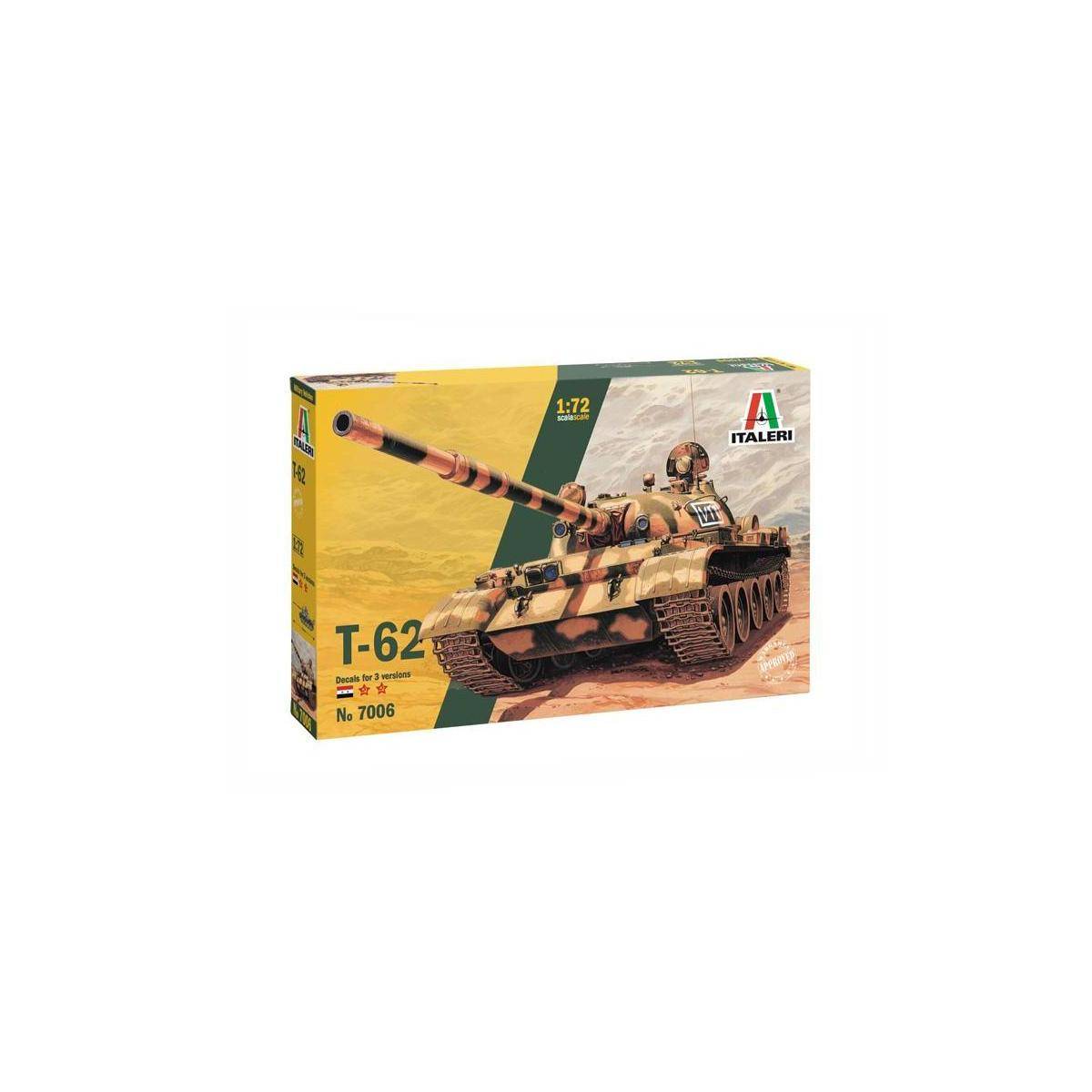 Modellbausatz,1:72 Rus. T-62 Kampfpanzer