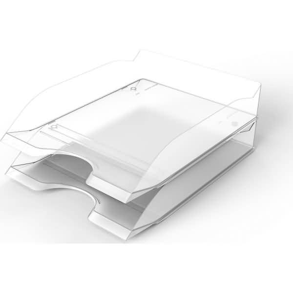 Briefablageschale BASIC A4 stapelbar transparent