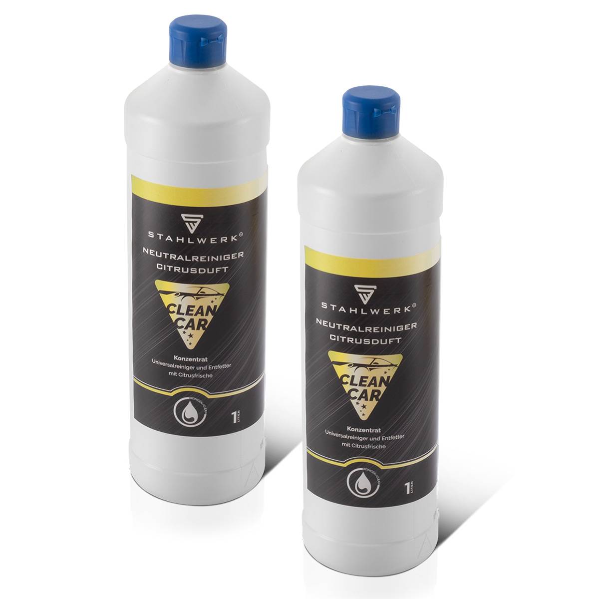 STAHLWERK 2 x 1 Liter Flasche Universalreiniger-Konzentrat mit Citrus-Duft