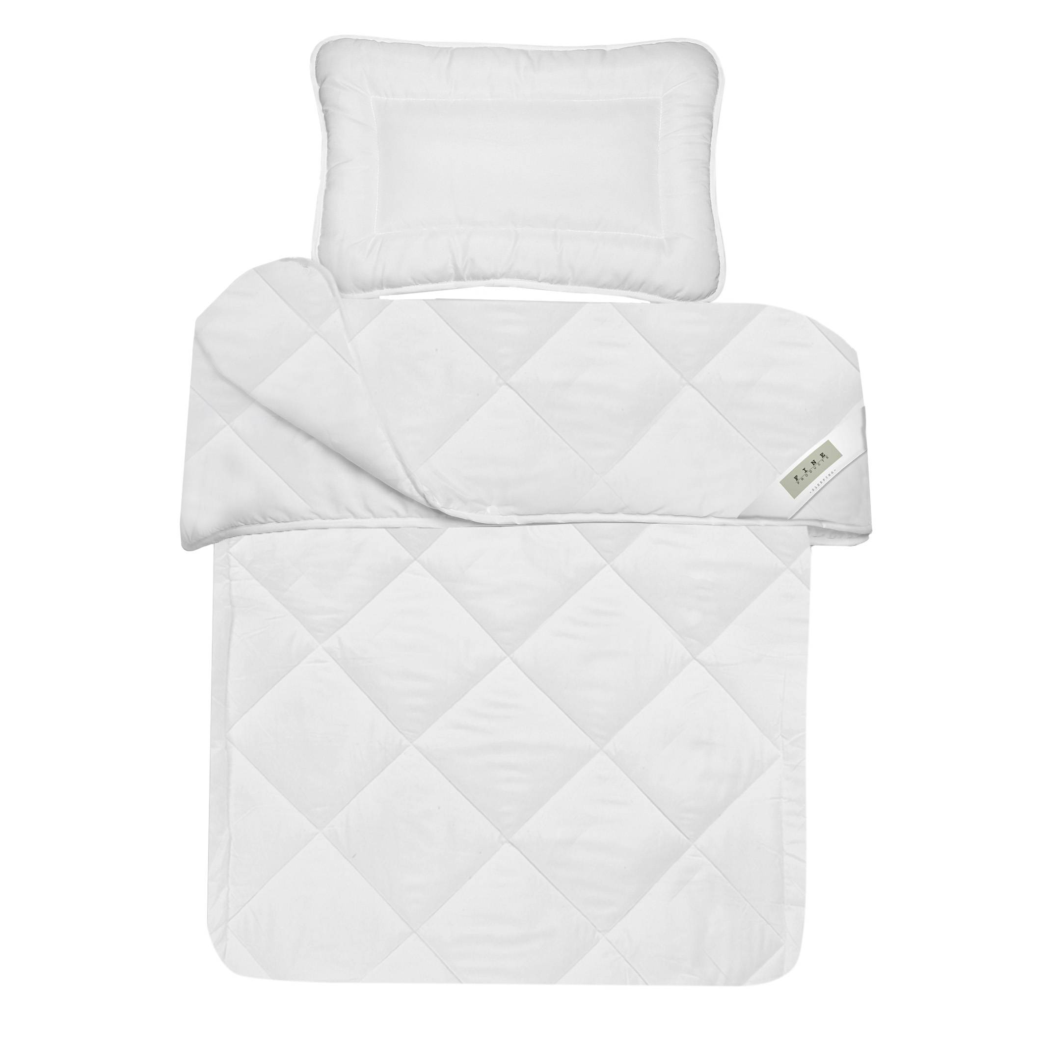 Kinderbett 4-Jahreszeiten Kinderbetten-Set Decke 100x135 Kissen 40x60cm