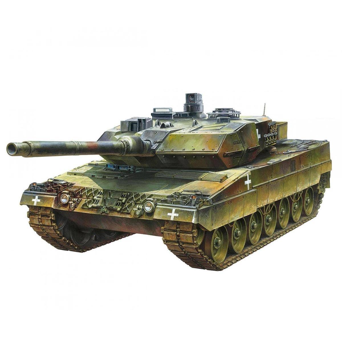 25207 - Modellbausatz,1:35 BW KPz Leopard 2 A6 (3) Ukr.