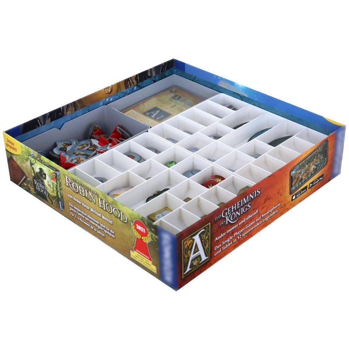 ORG215 - Feldherr Organizer Insert für Die Legenden von Andor: Die ewige Kälte - Brettspi