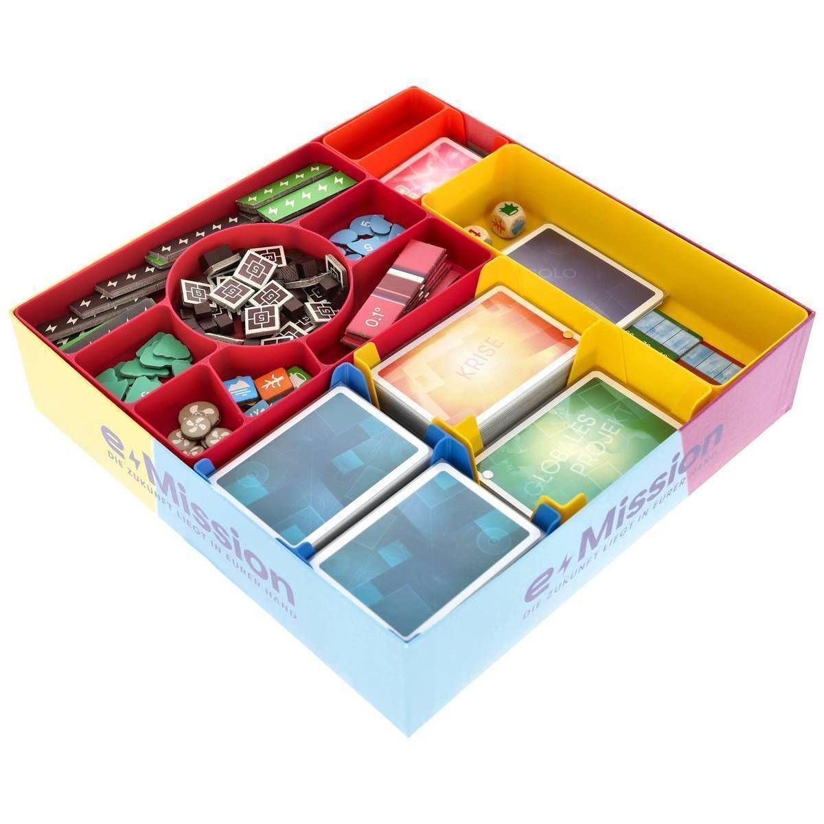 ORG280 - Feldherr Organizer Insert für E-Mission - Grundspielbox