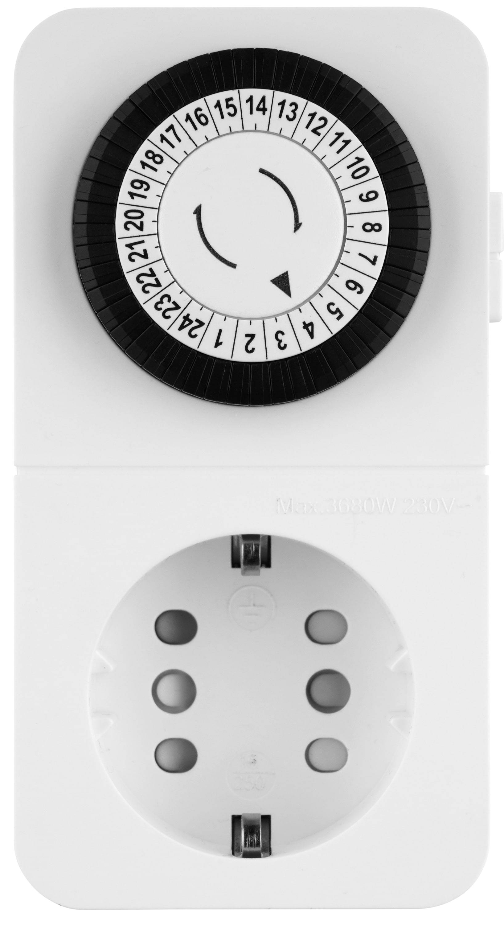 REV Zeitschaltuhr Combini, mechanisch, weiß