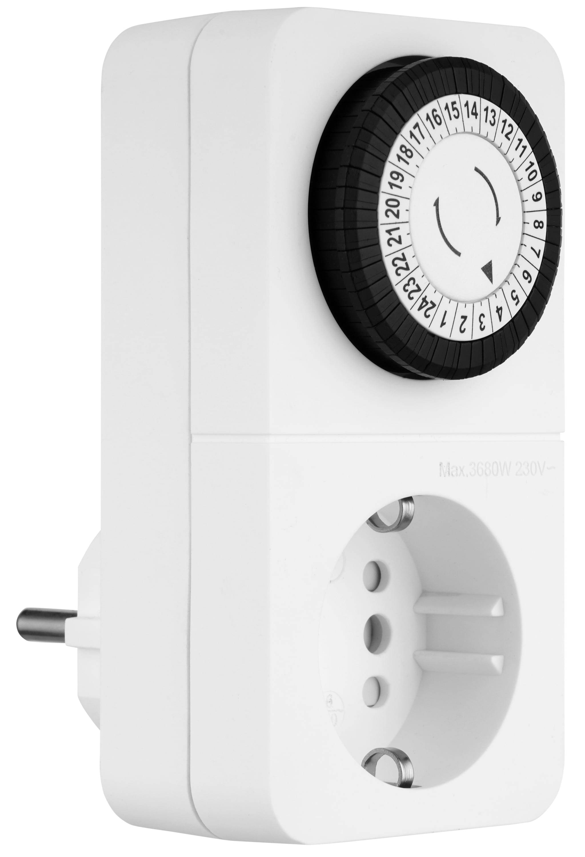 REV Zeitschaltuhr Combini, mechanisch, weiß