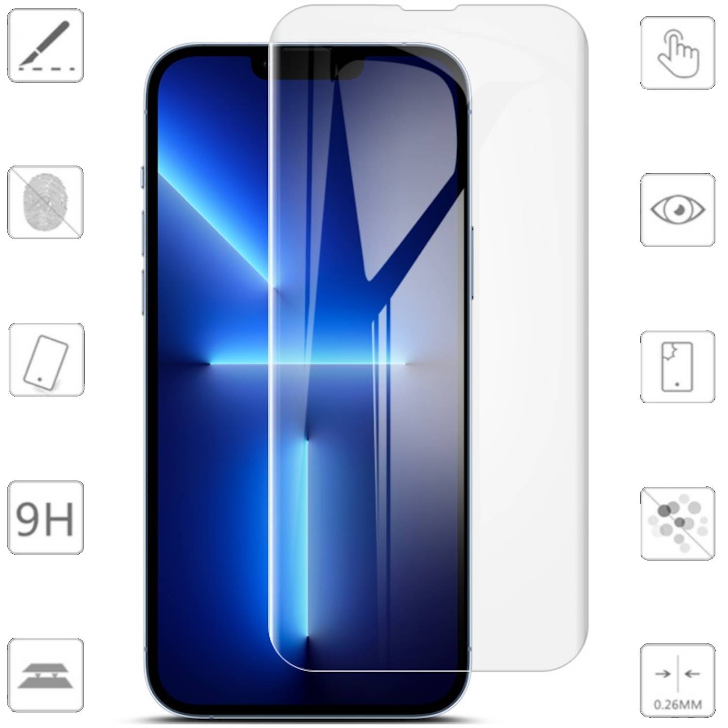 Für Apple iPhone 16e 1x 4D Display Full Curved Hart Glas Folie Schutz Zubehör