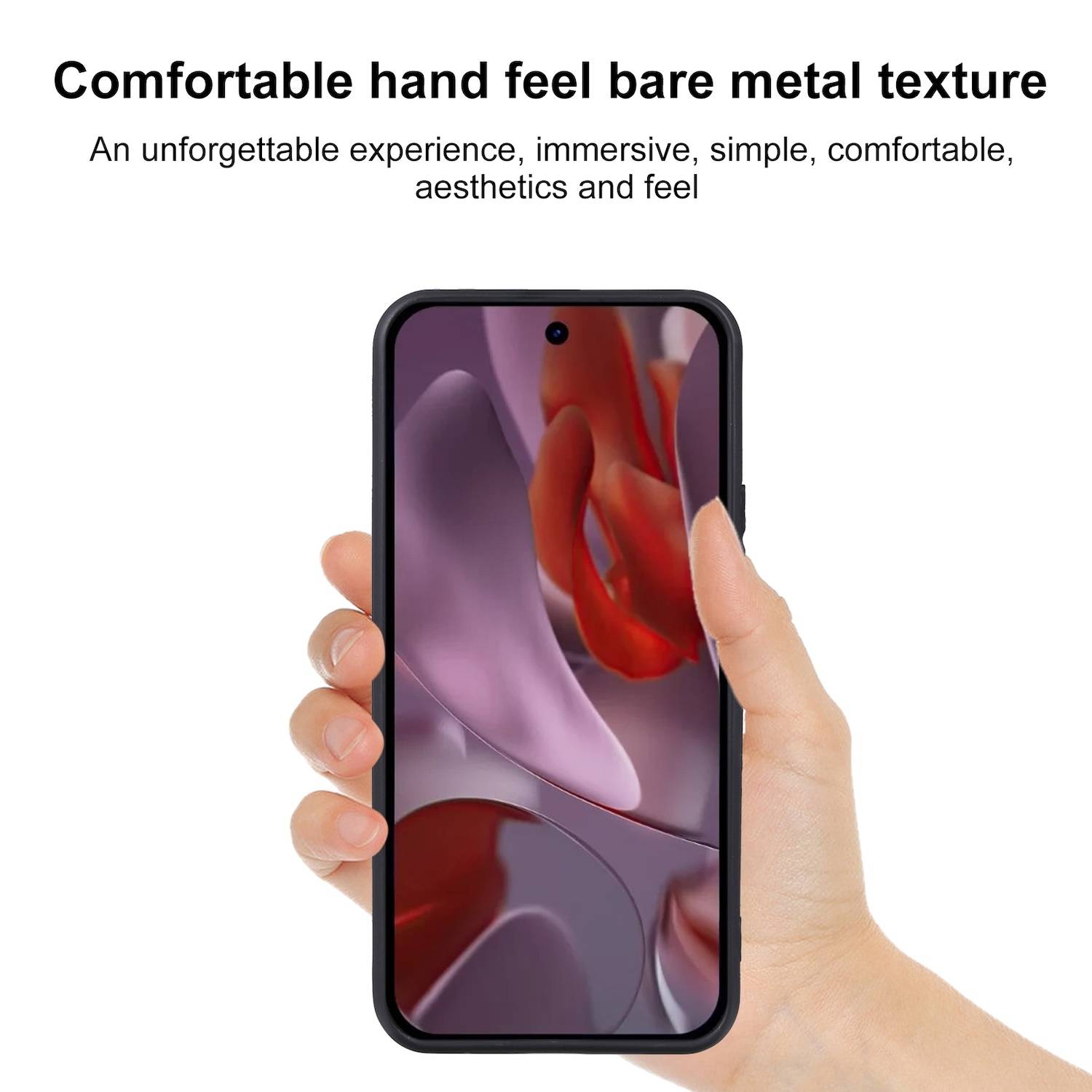 Für Google Pixel 9a Silikon TPU Schutz Handy Hülle Schwarz + H9 Hart Glas Folie