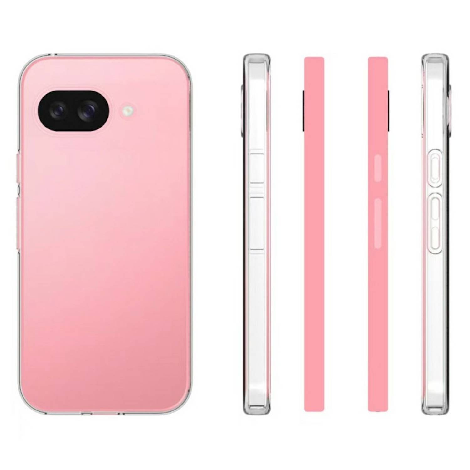 Für Google Pixel 9a Silikon TPU Schutz Hülle Cover Flexibel ultra dünn Transparent