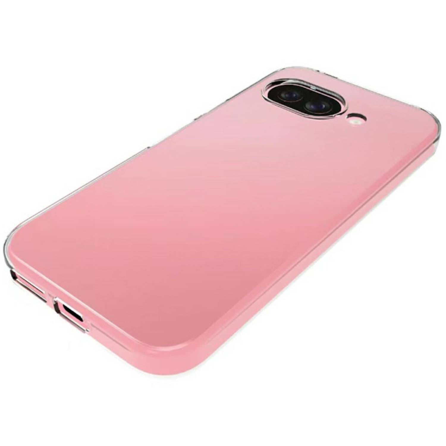 Für Google Pixel 9a Silikon TPU Schutz Handy Hülle Dünn Transparent + H9 Hart Glas