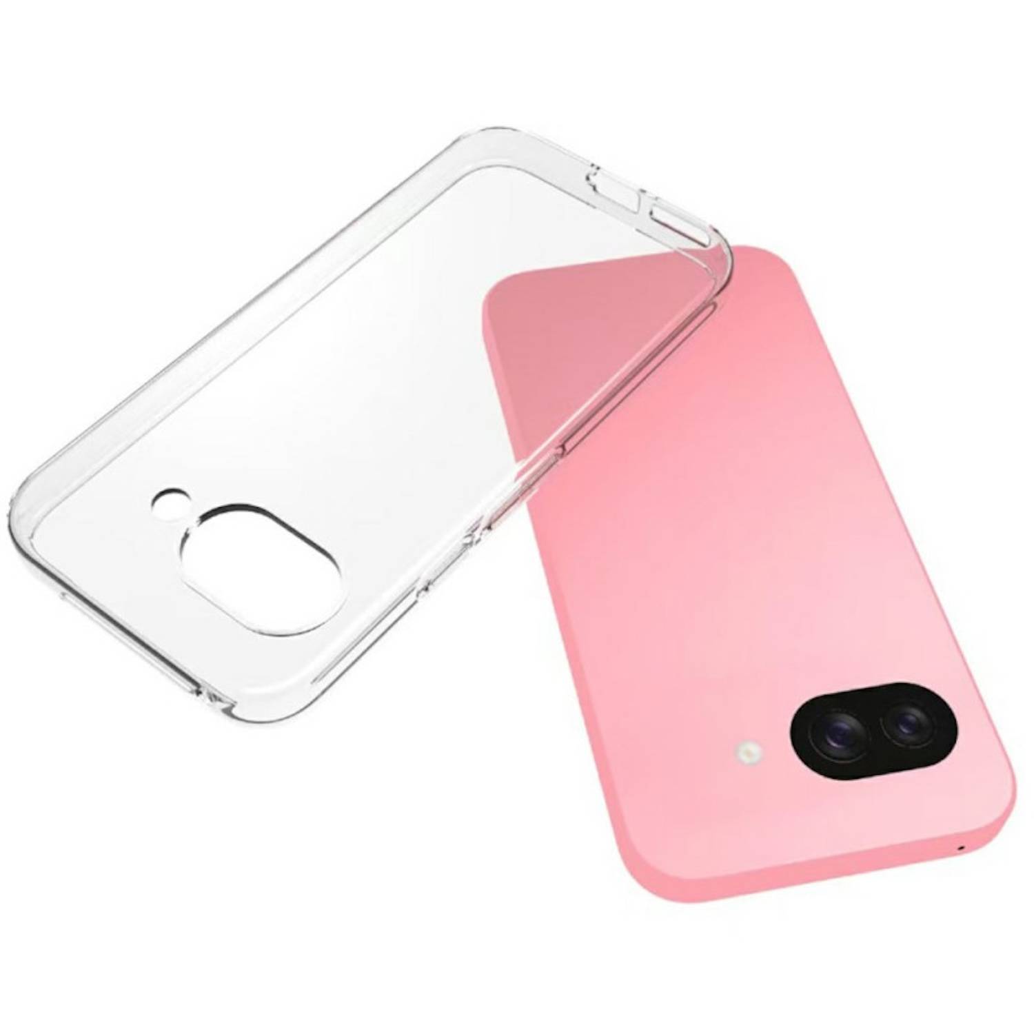 Für Google Pixel 9a Silikon TPU Schutz Hülle Cover Flexibel ultra dünn Transparent