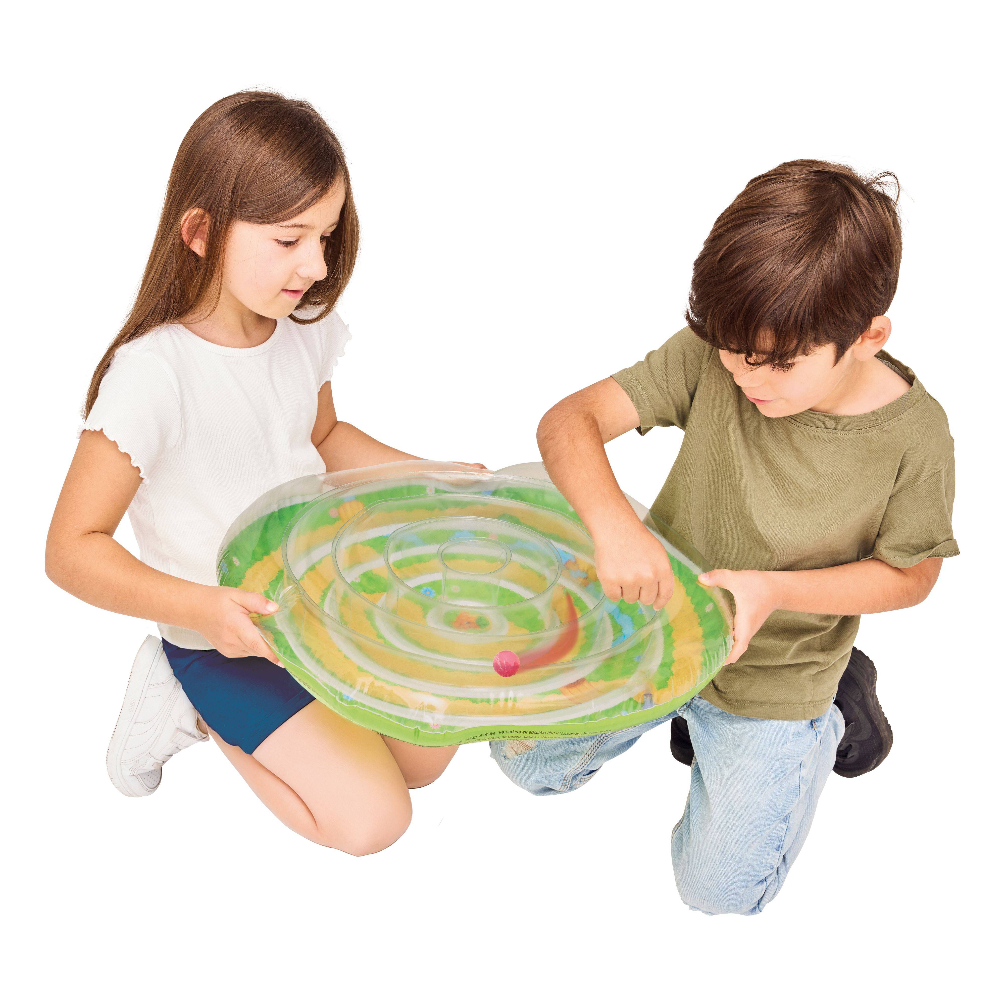 Happy People 16693 - Lotti Karotti Kinderluftmatratze - Das flotte Hasenlabyrinth