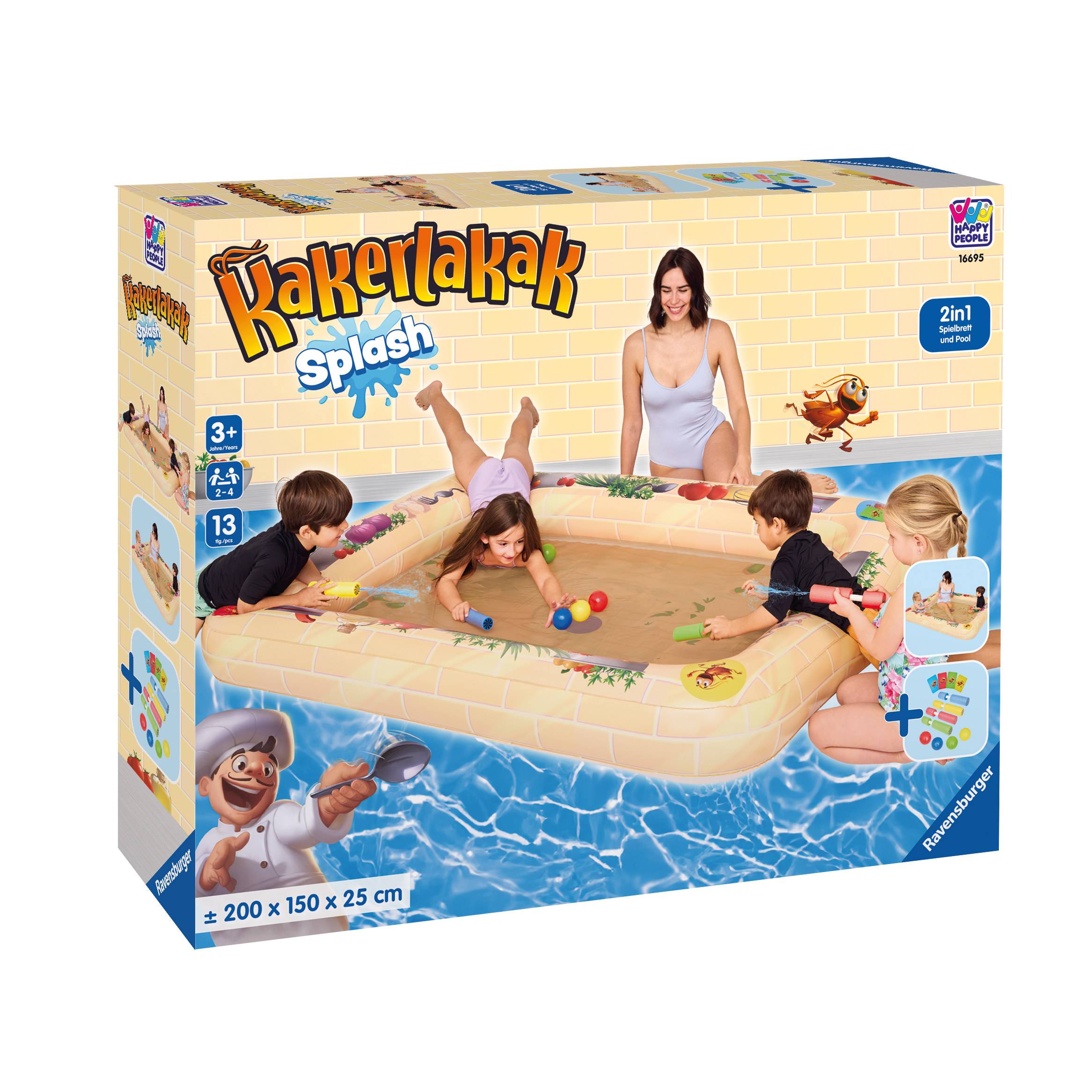 Happy People 16695 - Kakerlakak Spielmatte - Die Spritzige Kakerlakenfalle (200x150x25cm)