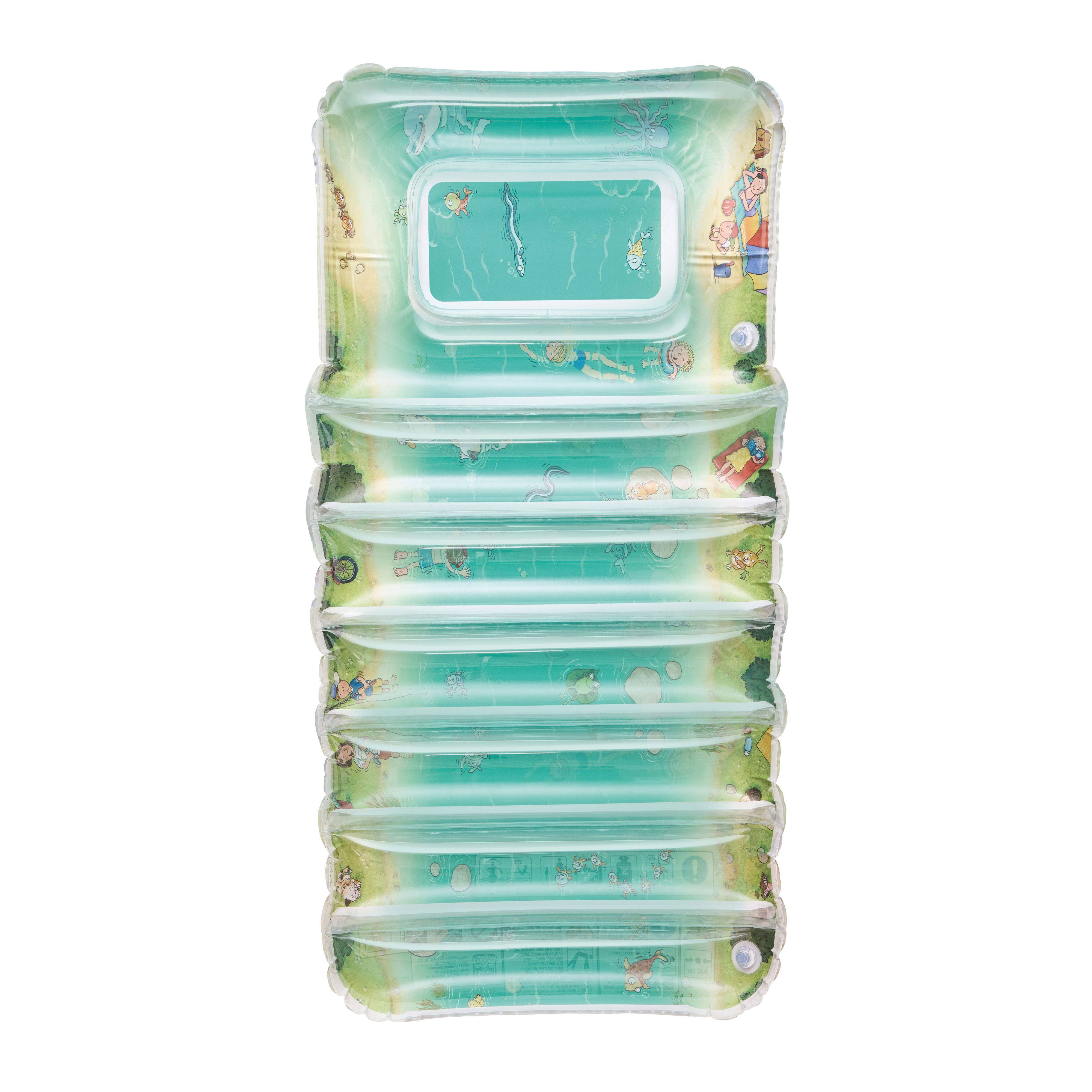 Happy People 16698 - Tempo kleine Fische! Kinderluftmatratze - Das Wettschwimmen gegen die Zeit