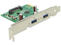 DELOCK PCI Expr Card 2x USB3.0 ext Multimedia-Technik PCI Express Karten
