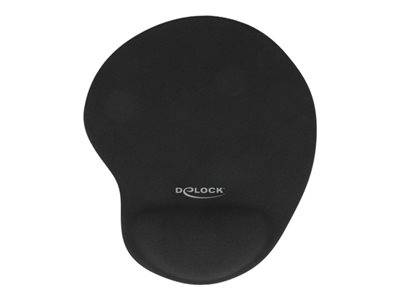 DELOCK Ergonomisches Mauspad mit Gel Handballenauflage schw. Eingabe / Ausgabe Maus-Pads