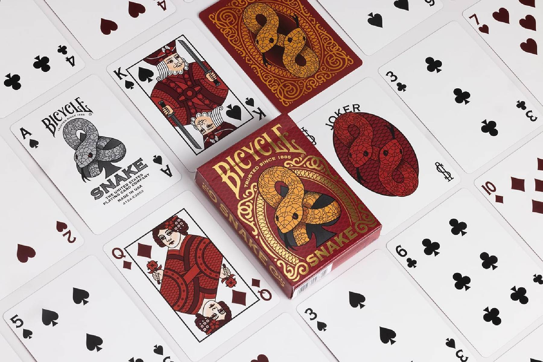Bicycle® Kartendeck - Snake Kartenspiel Spielkarten Pokerkarten