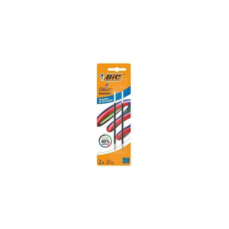 BIC Kugelschreiber-Mine 4 Colours Smooth, schwarz, S