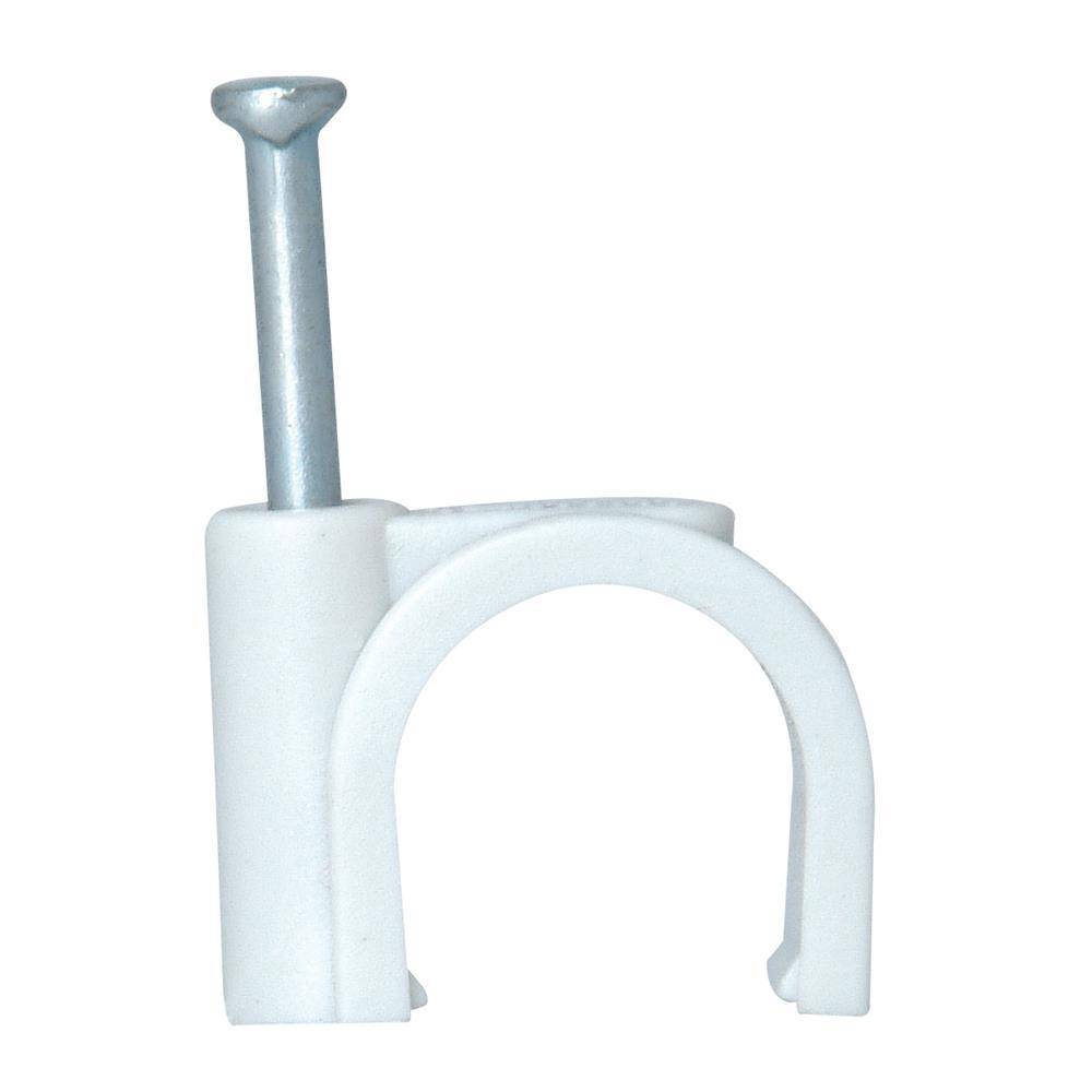 Kopp SB Nagelschelle, Mit Nagel, Ø11-15mm, grau, 2x30mm, Kunststoff,