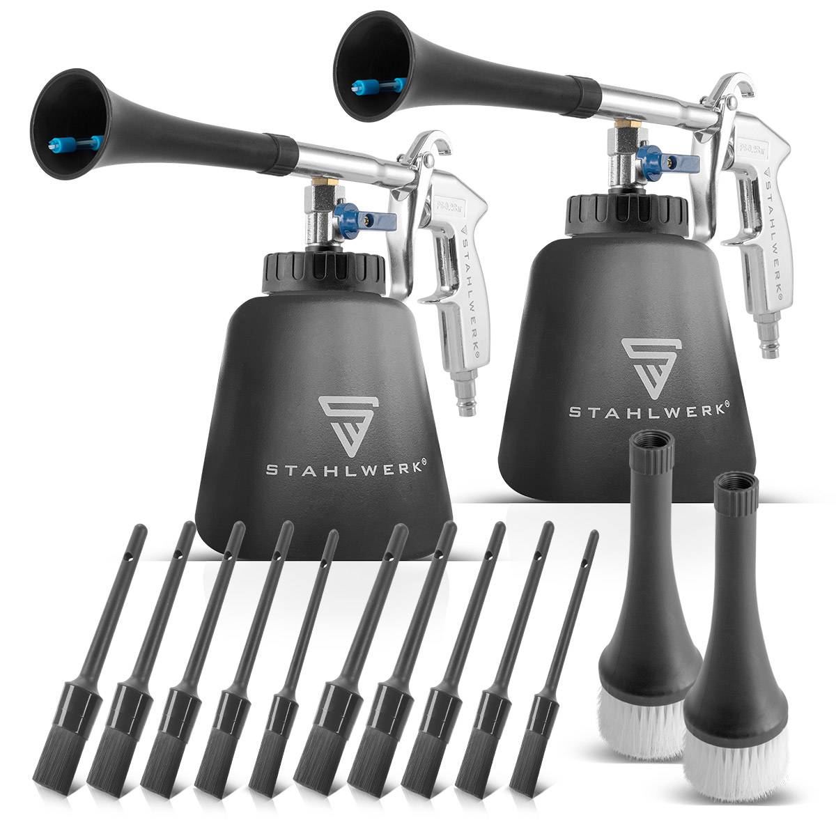 STAHLWERK 2 x Druckluft-Reinigungspistole RP-90 ST Innenreiniger