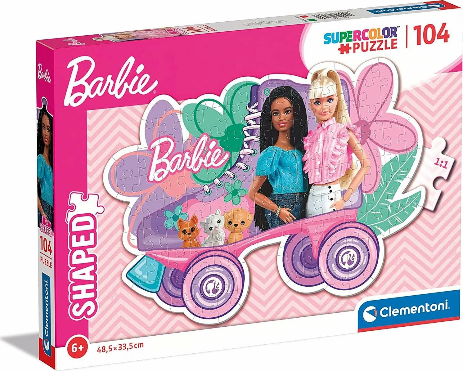 CLEMENTONI Barbie Konturenpuzzle 104 Teile