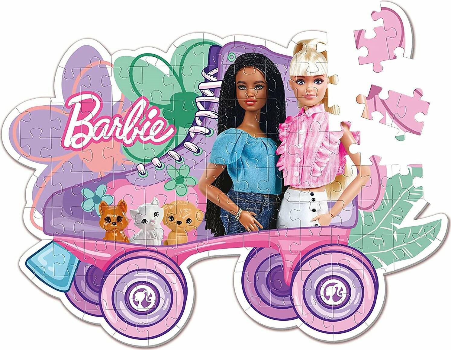 CLEMENTONI Barbie Konturenpuzzle 104 Teile