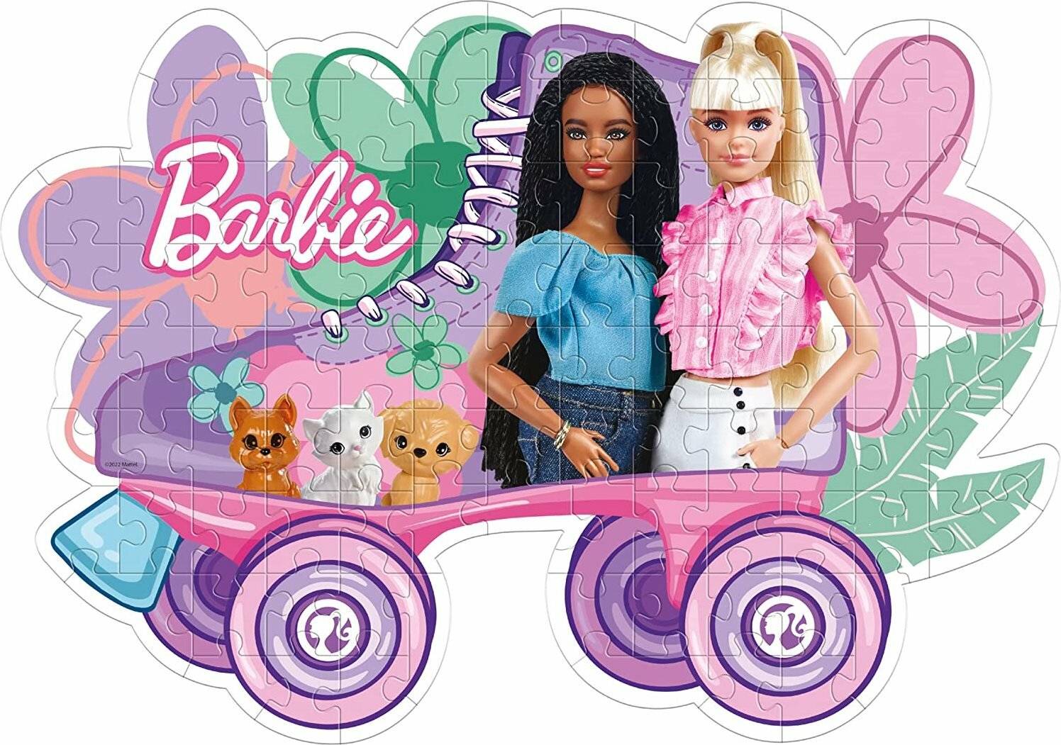 CLEMENTONI Barbie Konturenpuzzle 104 Teile