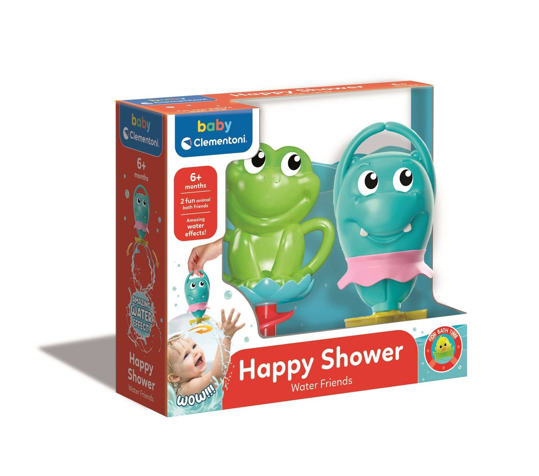 Baby Clementoni 17444 - Meine ersten Bade-Freunde, Badespielzeug