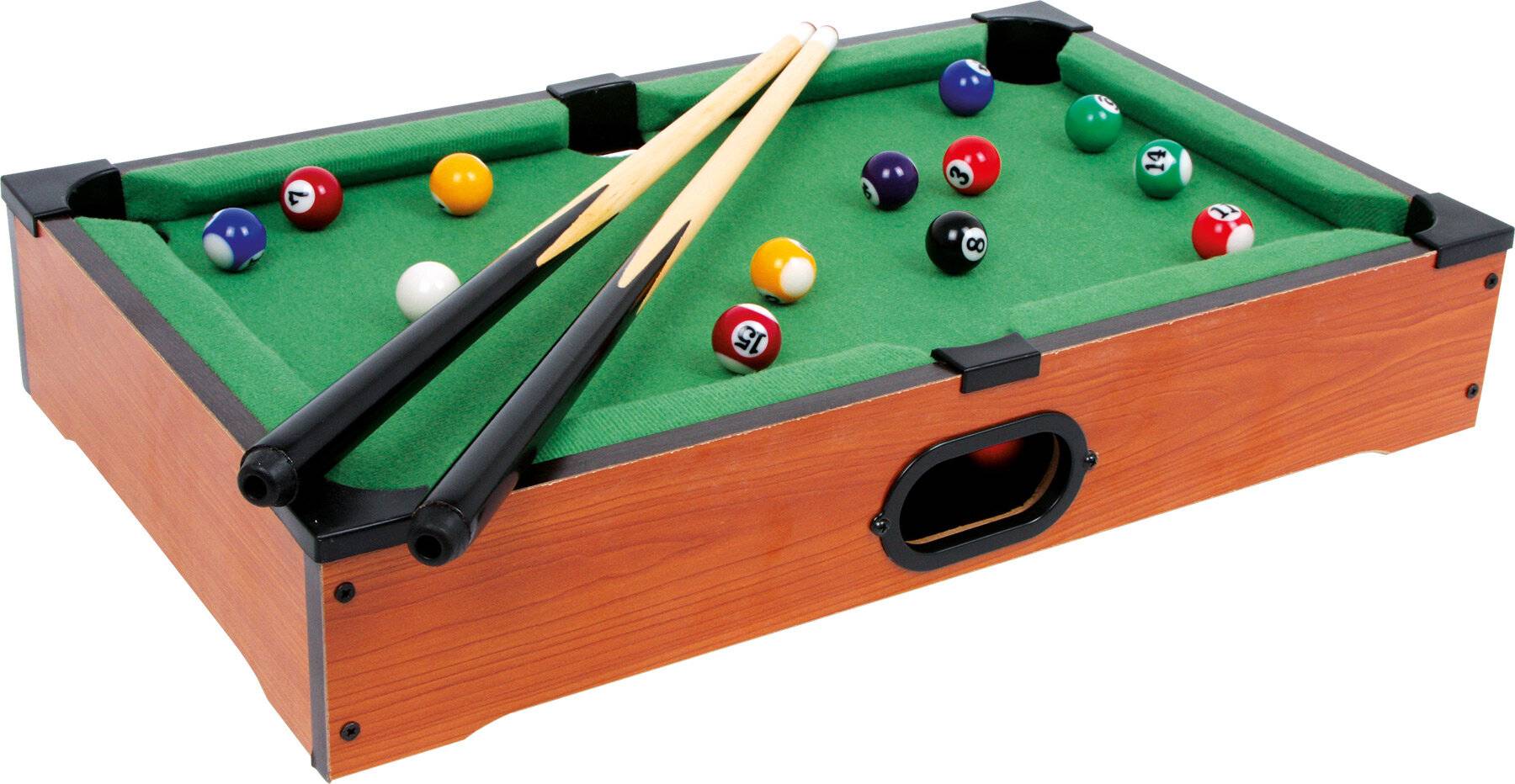 small foot 6703 Tischbillard kompakt aus Holz, Billardspiel