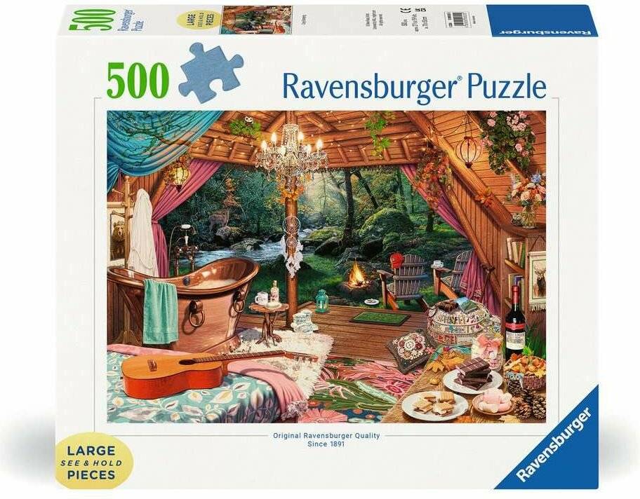 RAVENSBURGER Puzzle Gemü tliches Hä uschen XXL 500 Teile