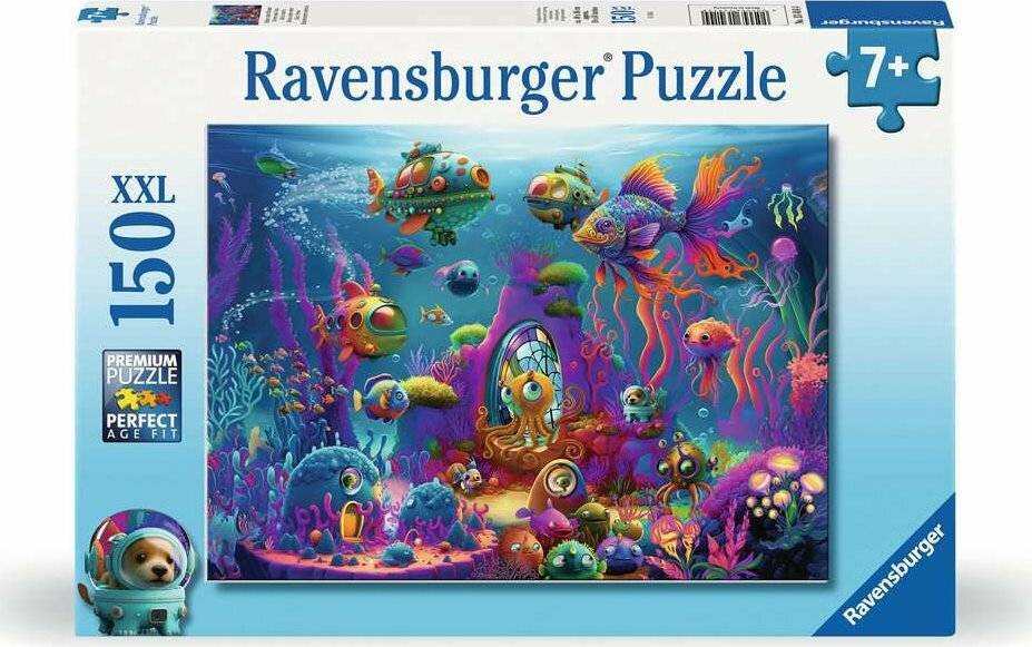 RAVENSBURGER Puzzle Aliens im Ozean XXL 150 Teile