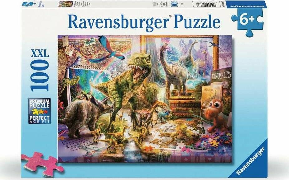 Ravensburger - Puzzle Dino Toys Come To Life 100p