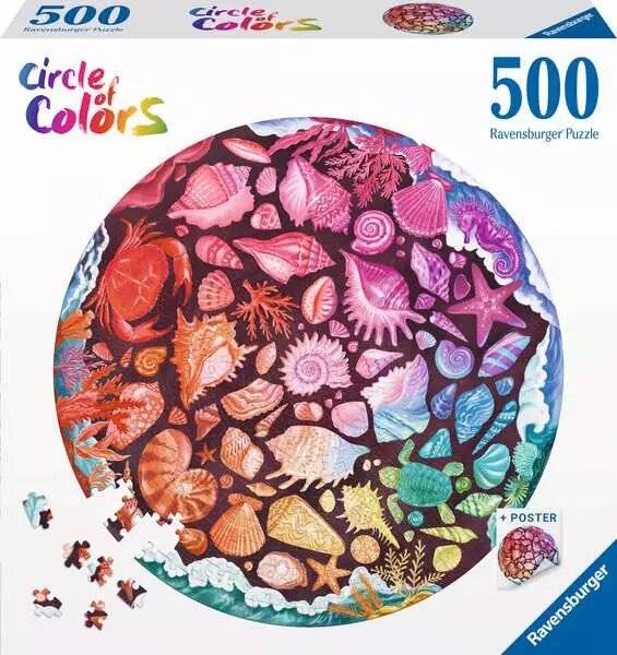 RAVENSBURGER Rundpuzzle Kreis der Farben: Mä nner 500 Teile