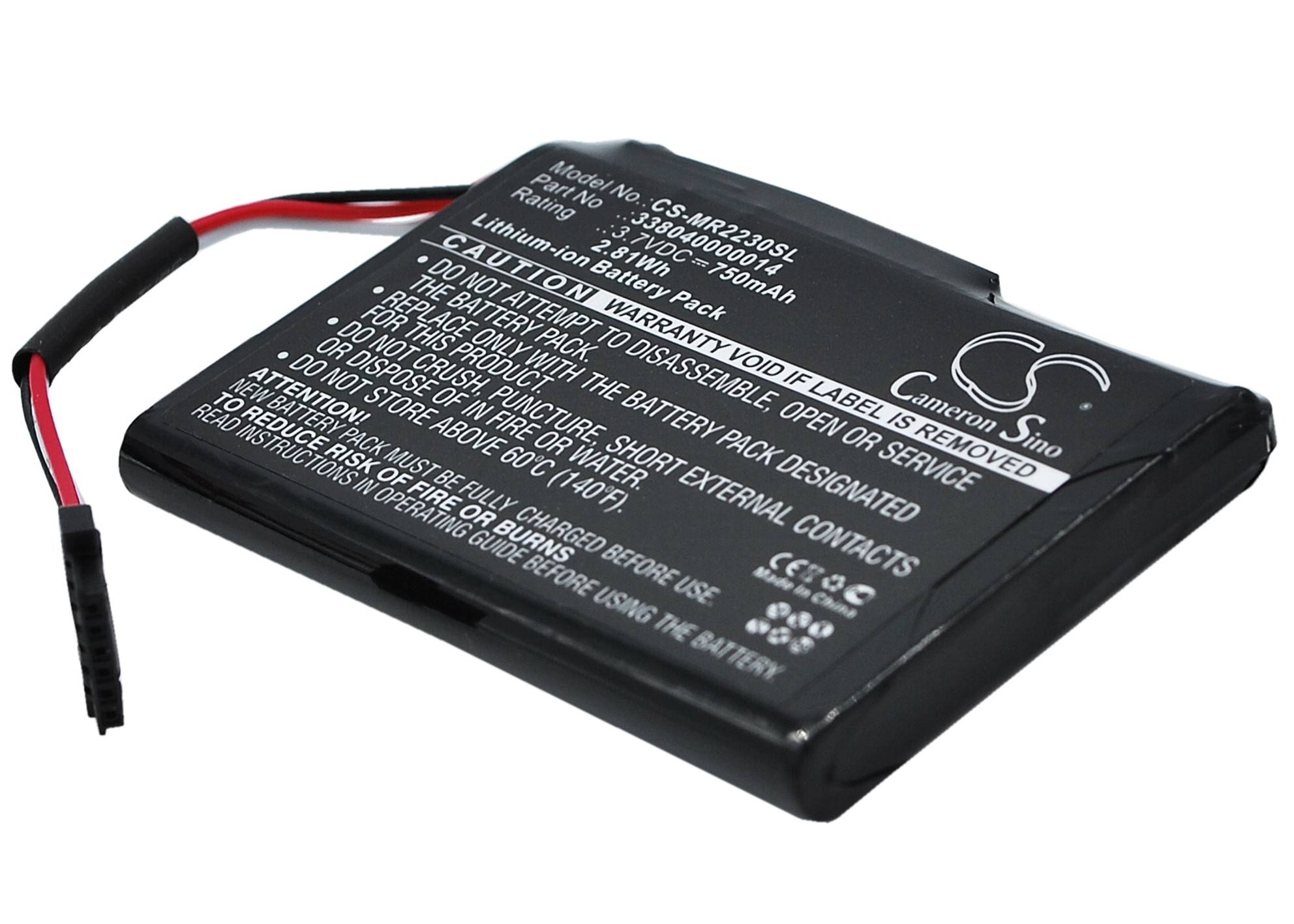 Ersatzakku - CS-MR2230SL - RoadMate 2230 - 3,7 Volt 750mAh Li-Ion
