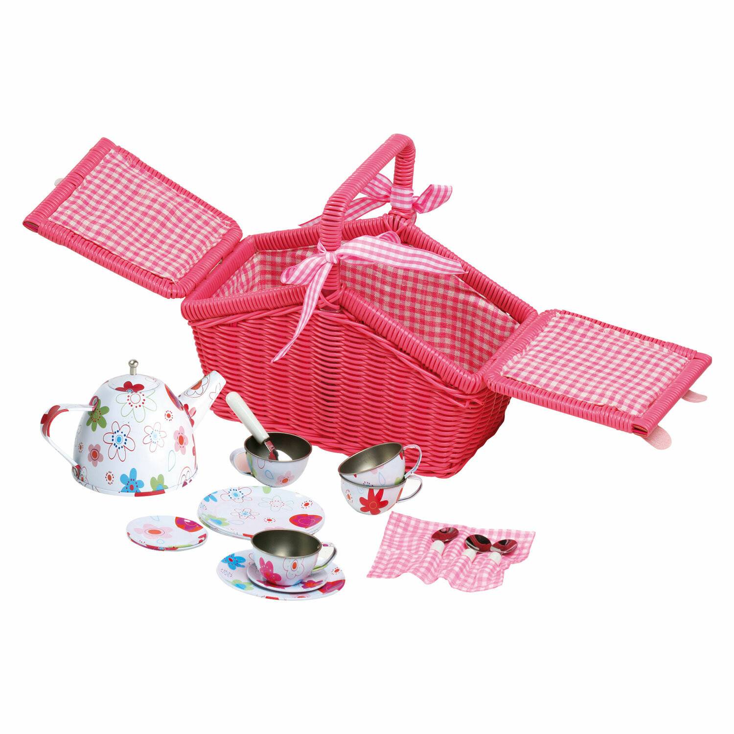 Picknickkorb Bunte Blumen