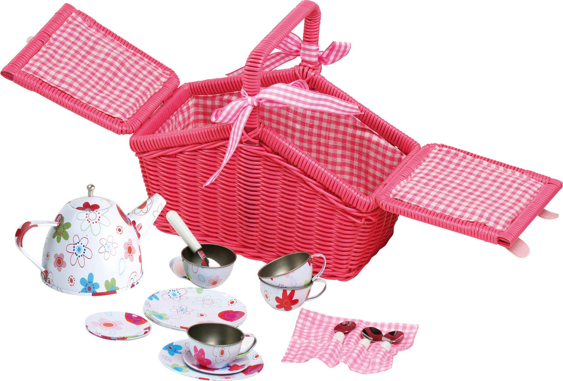 Picknickkorb Bunte Blumen