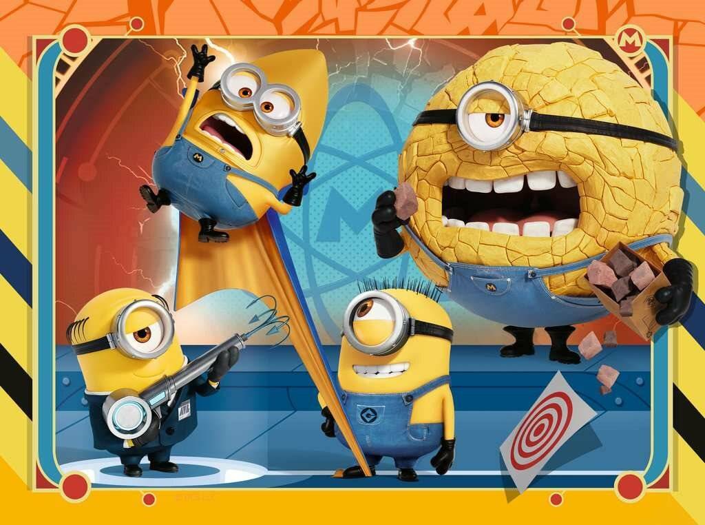 RAVENSBURGER Puzzle I, der Schurke 4, 4in1 ( 12, 16, 20, 24 Teile)