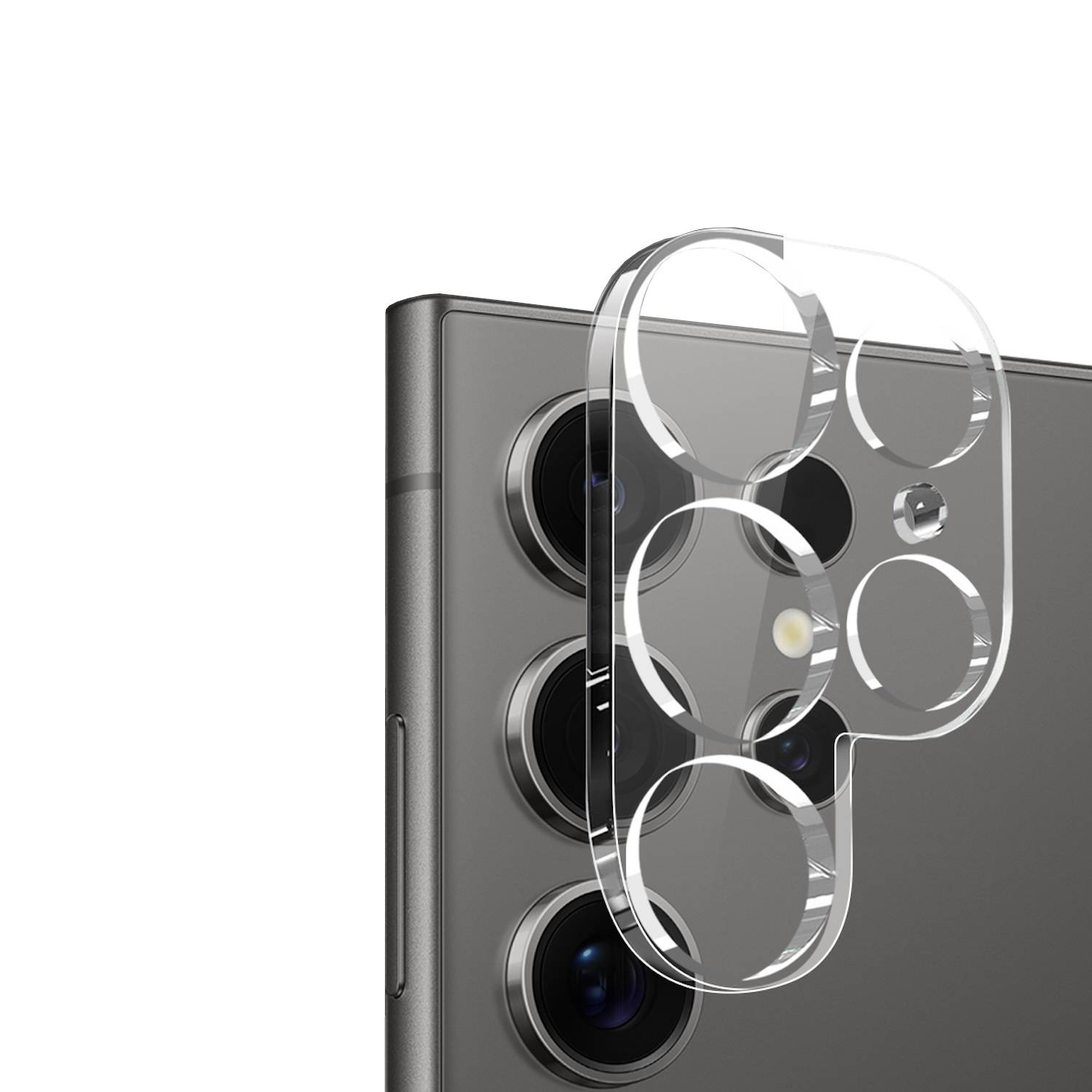 Für Samsung Galaxy S25 Ultra Schutz Hart Glas Kamera Komplettschutz Transparent