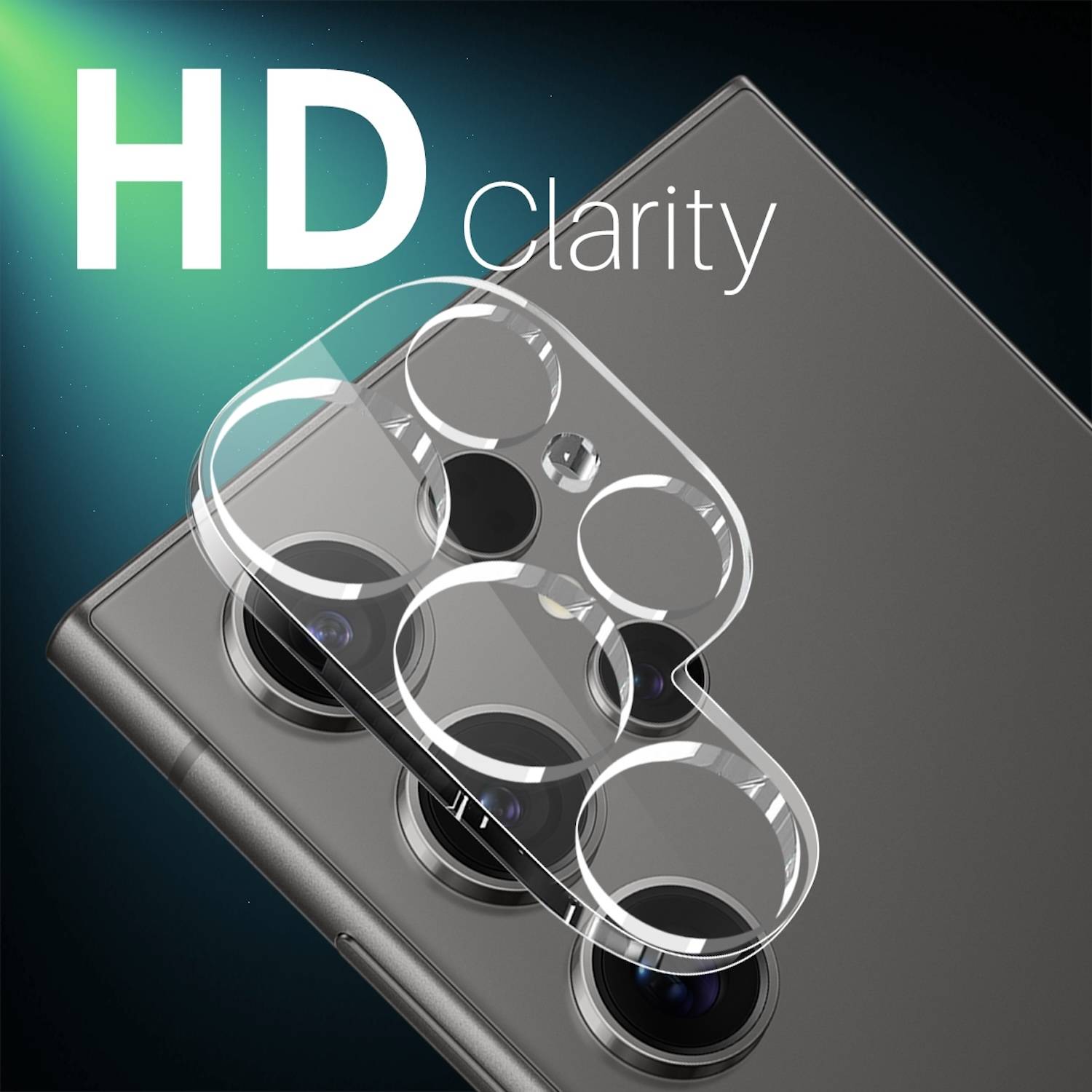 Kamera Schutzglas Linsenschutz für Samsung Galaxy S25 Ultra Hartglas HD Klar