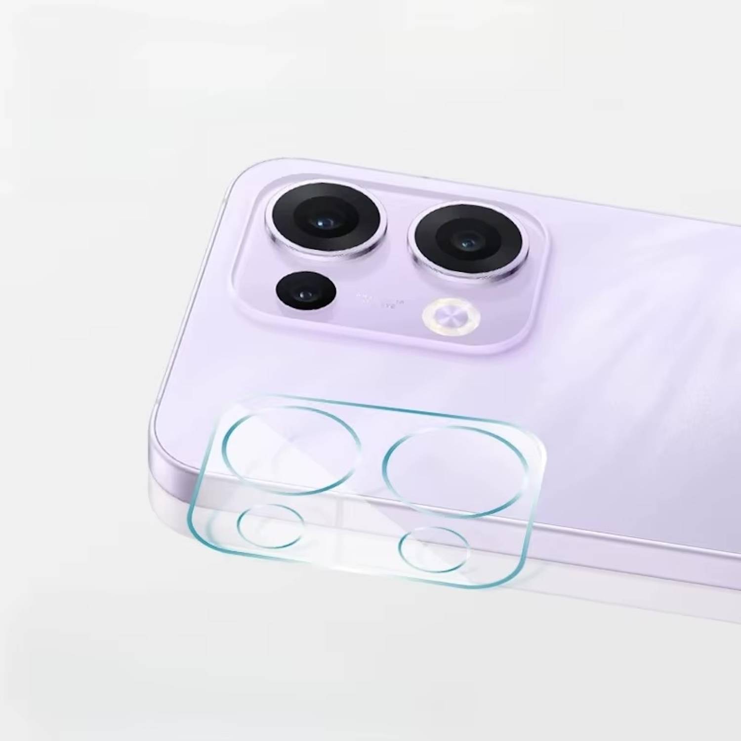 Für Oppo Reno 13 Pro 5G Schutz Hart Glas Back Kamera Komplettschutz Transparent